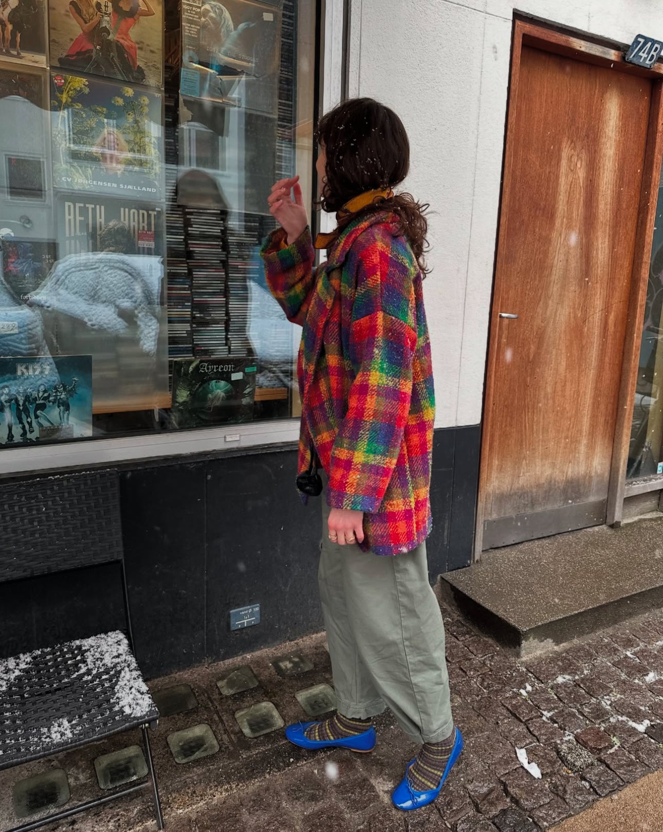 Capri Ballerina Vernice Mirtillo