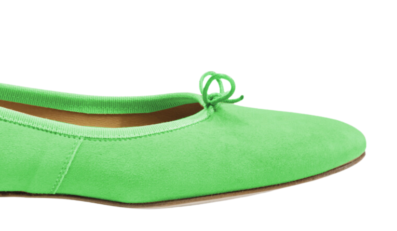 Volcano Ballerina Suede Mela Verde