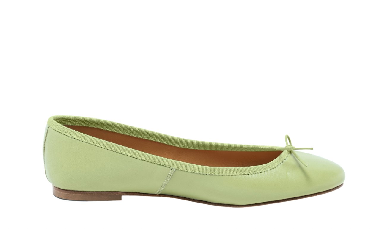 Capri Ballerina Nappa Menta - Main Image