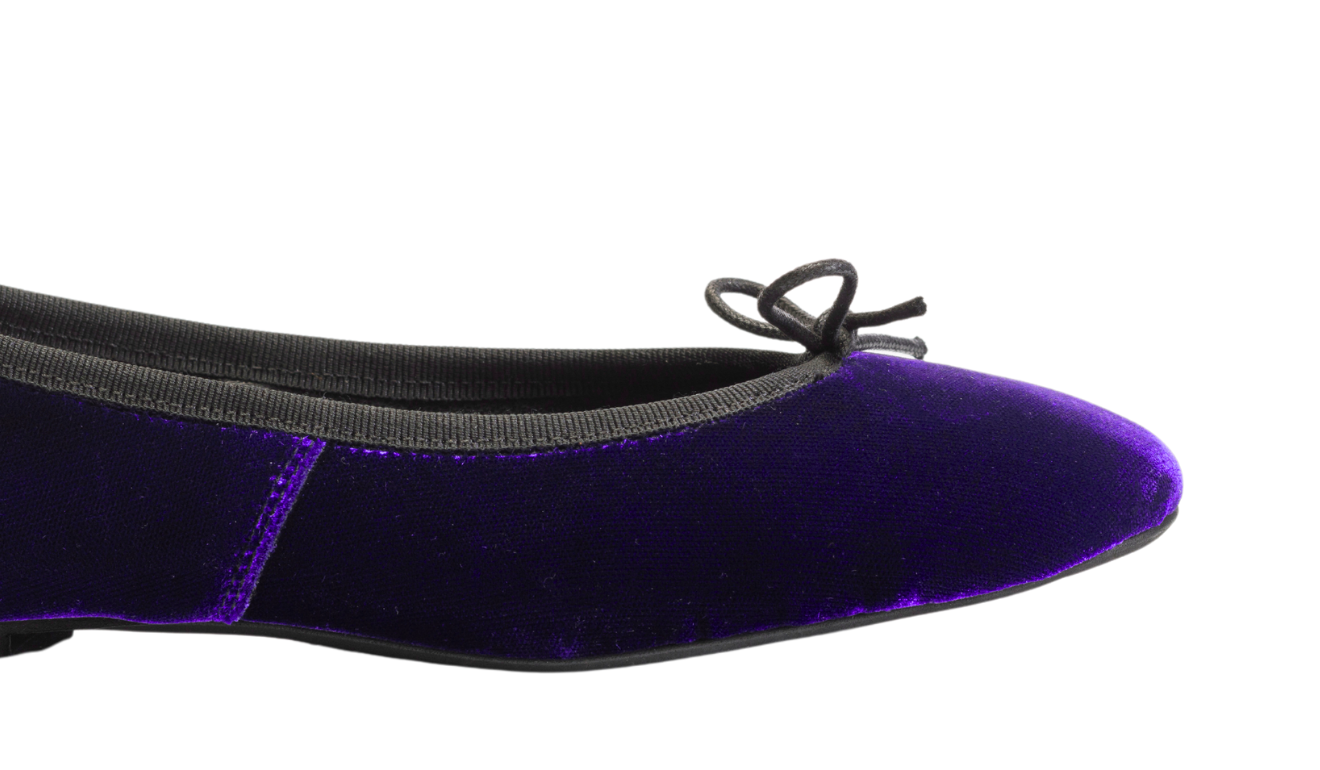 Capri Ballerina Velluto Viola