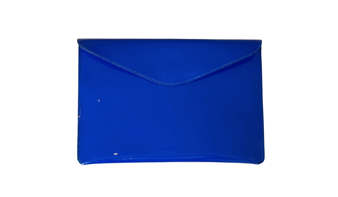 Portofino Vernice Mirtillo Clutch