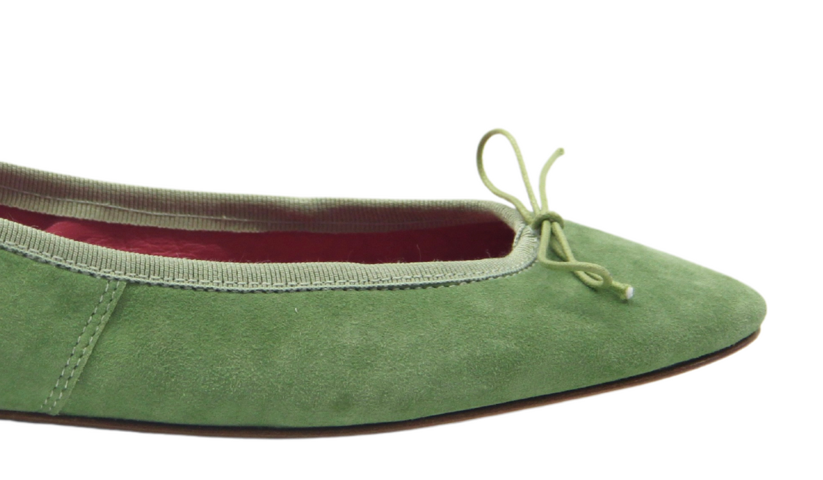 Capri Ballerina Suede Trifolgio