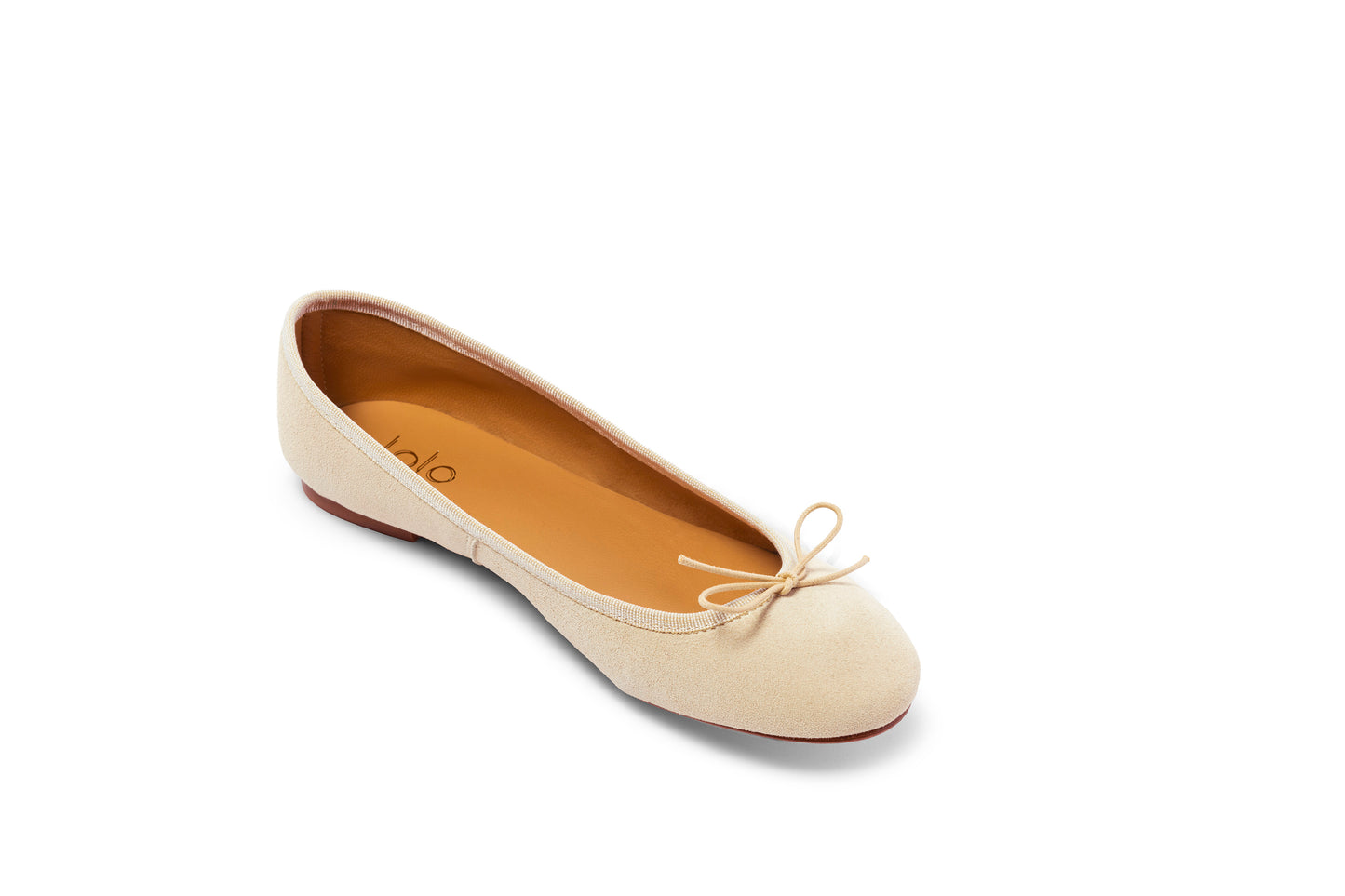 Capri Ballerina Suede Vanilia