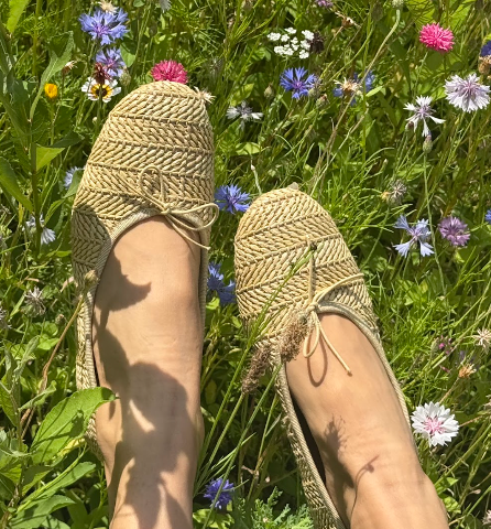 Volcano Ballerina Raffia Naturale