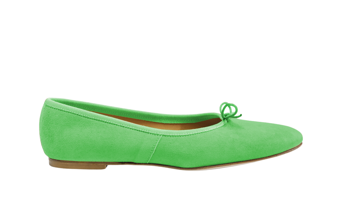 Volcano Ballerina Suede Mela Verde - Main Image