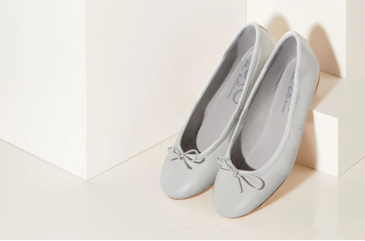 Capri Ballerina Nappa Ghiaccio