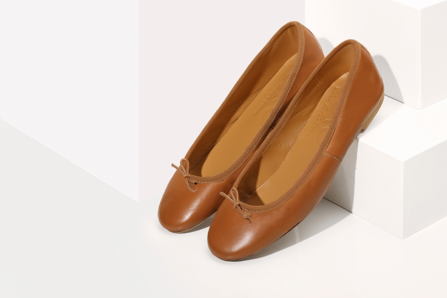 Capri Ballerina Nappa Chestnut