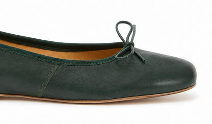 Volcano Quadrato Ballerina Nappa Forest Green