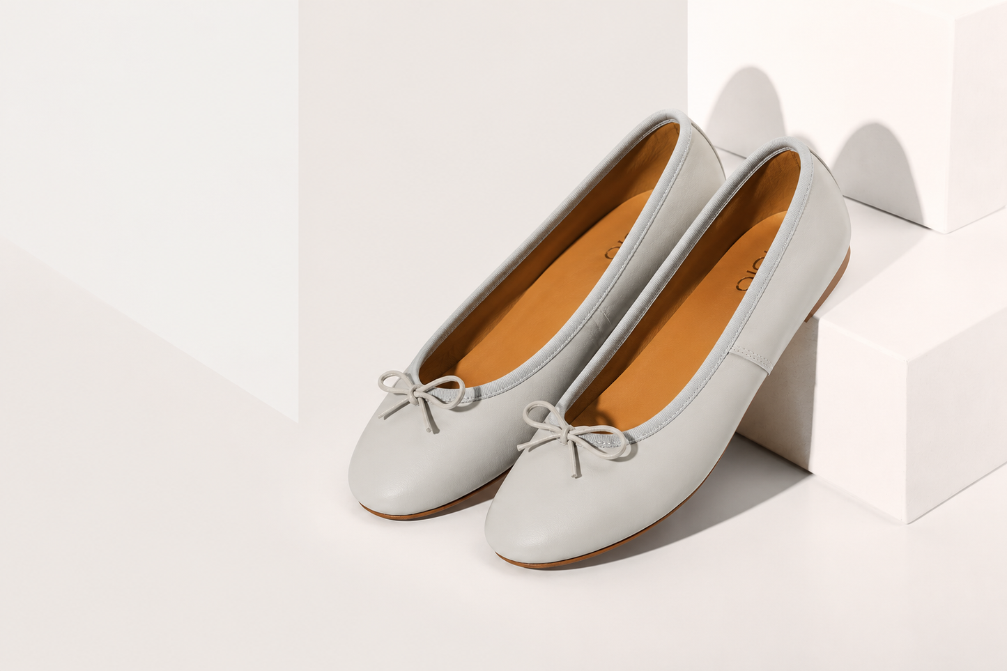Capri Ballerina Nappa Cemento