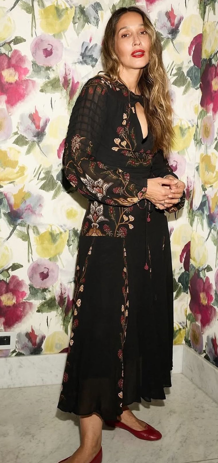 Capri Ballerina Nappa Pompei