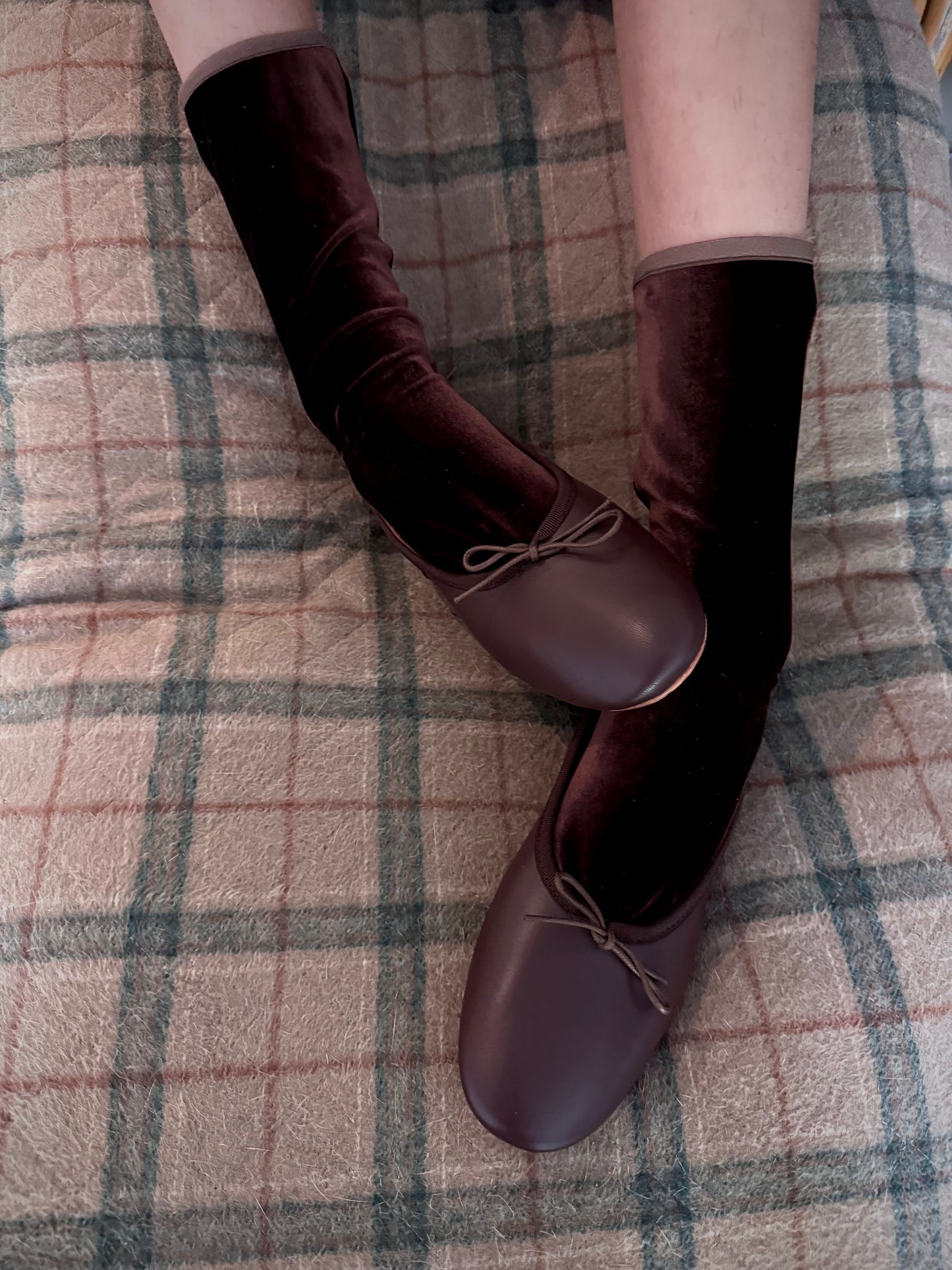 Volcano Ballerina Nappa Chocolat