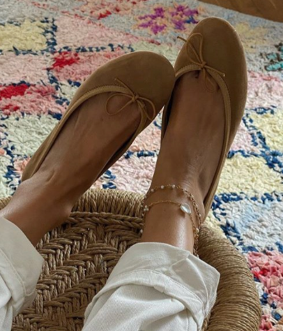 Capri Ballerina Suede Falasco