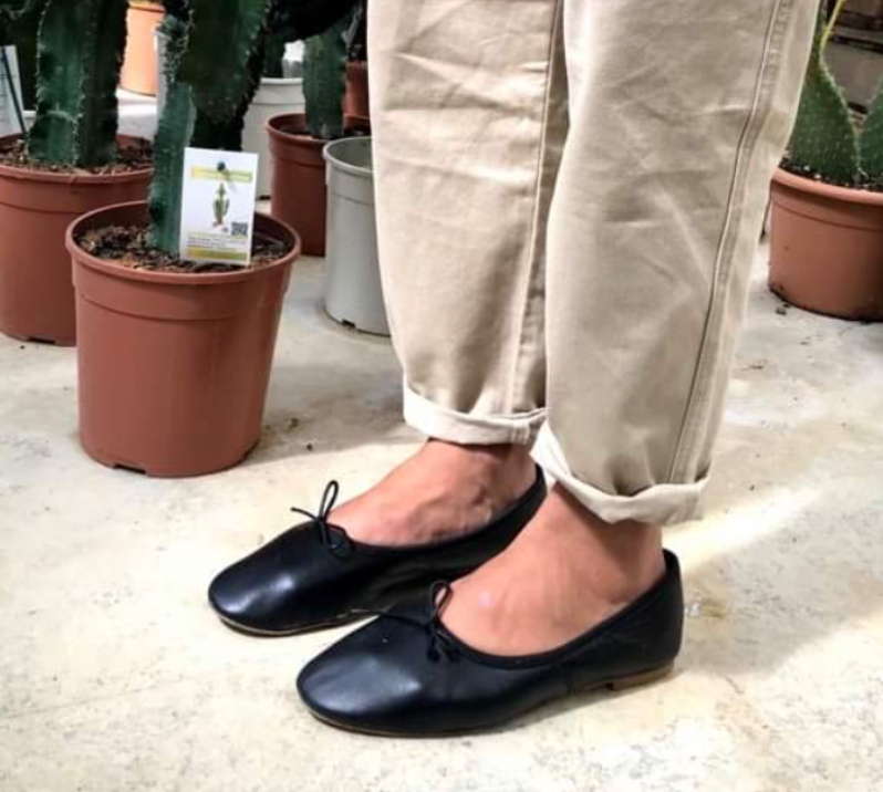 Volcano Ballerina Nappa Nero