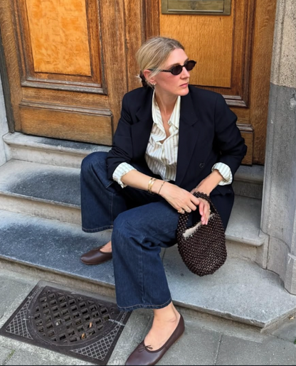 Volcano Ballerina Nappa Chocolat