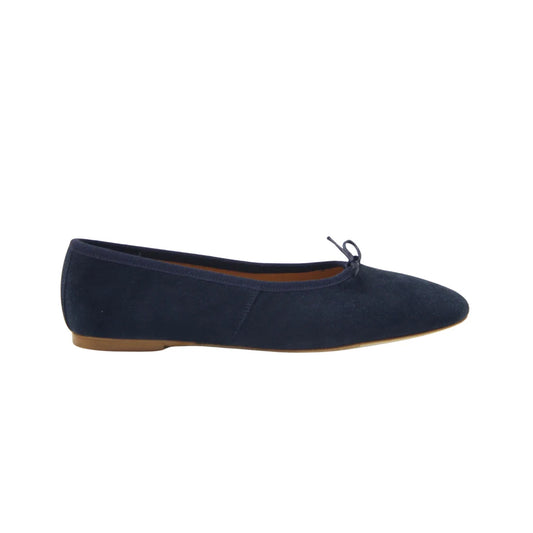 Volcano Ballerina Suede Navy Blue