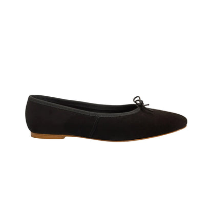 Volcano Ballerina Suede Nero