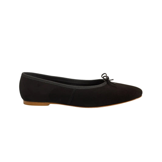 Volcano Ballerina Suede Nero