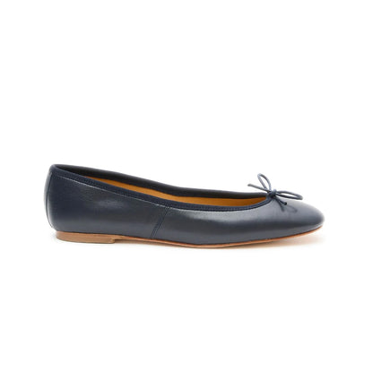 Capri Ballerina Nappa Navy Blu