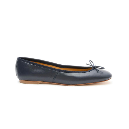 Capri Ballerina Nappa Navy Blu