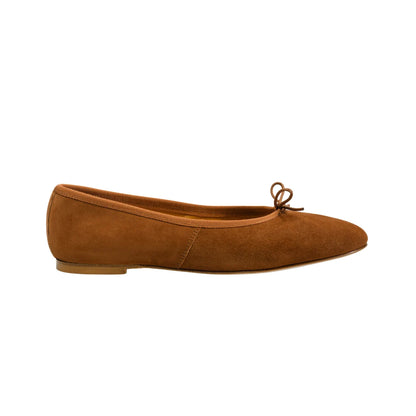 Volcano Ballerina Suede Rust