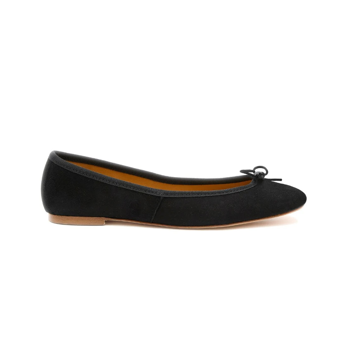 Capri Ballerina Suede Nero