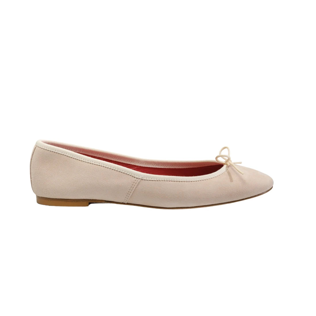 Capri Ballerina Suede Nude