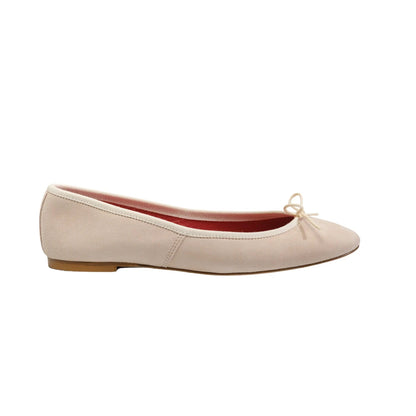 Capri Ballerina Suede Nude