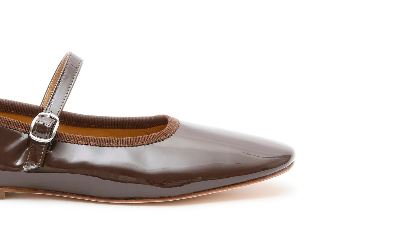 Salina Ballerina Vernice Chocolat