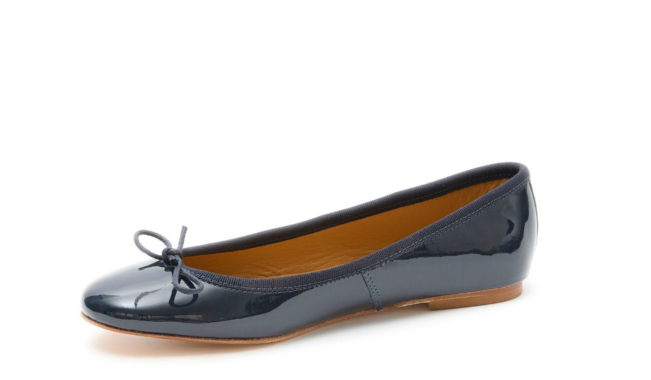 Capri Ballerina Vernice Blu